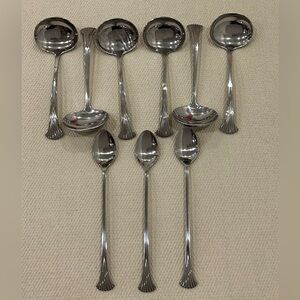 Oxford Hall stainless flatware Hong Kong Ladle Spoons And Ice Tea Spoons